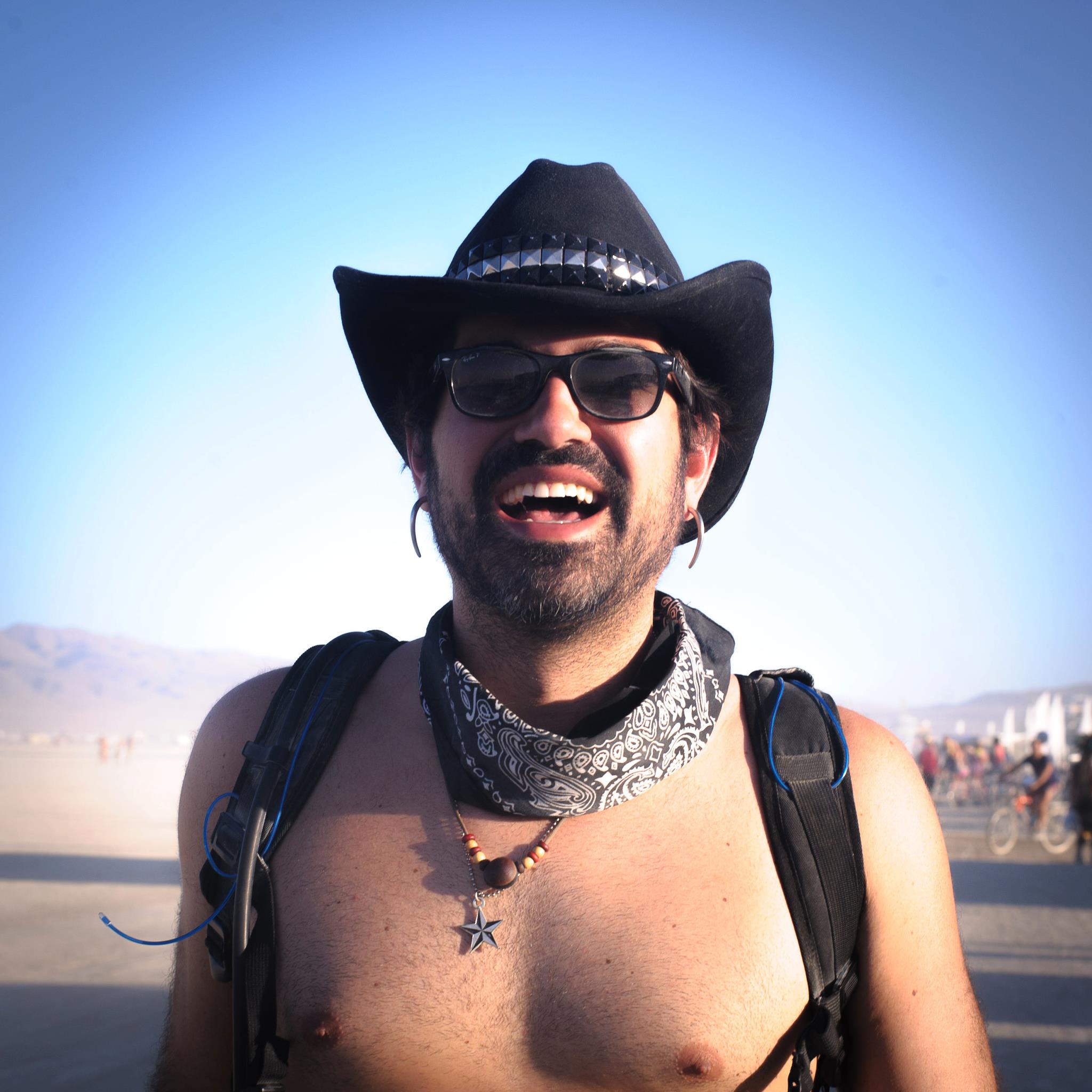 Enjoying some peak experiences at Burning Man 2012